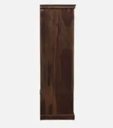 Sheesham Wood 2 Door Wardrobe With Drawers And Door Lock In Provincial Teak Finish - Image 6